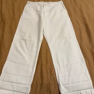 RRL Cotton Work Trouser, White, Size 32/30